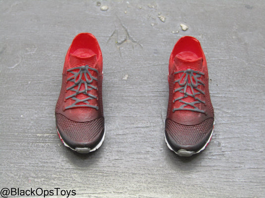 Female Red Running Shoes (Peg Type)