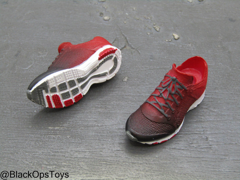 Load image into Gallery viewer, Female Red Running Shoes (Peg Type)
