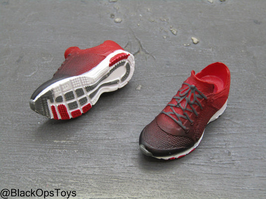 Female Red Running Shoes (Peg Type)