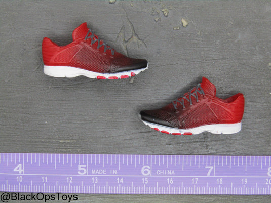 Female Red Running Shoes (Peg Type)