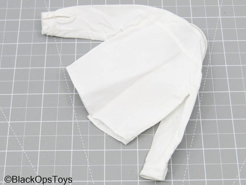 Load image into Gallery viewer, White Button Up Dressed Shirt
