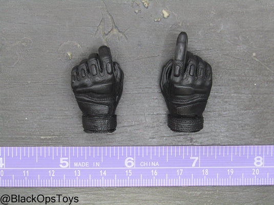 Black Gloved Hand Set