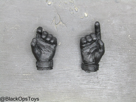 Black Gloved Hand Set