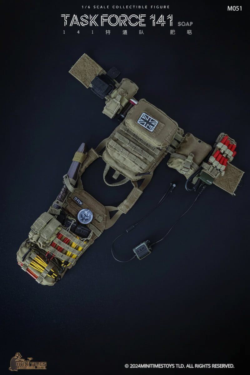 Load image into Gallery viewer, Task Force 141 - Coyote Tan Plate Carrier Set
