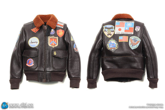 Top Gun - Lt. Pete Mitchell - Leather G-1 Flight Jacket w/Patches (APPLIED)