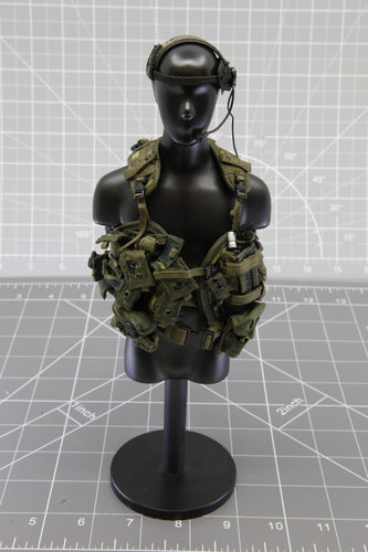 BAM 1/6 Chest Rig Woodlands Camo 2
