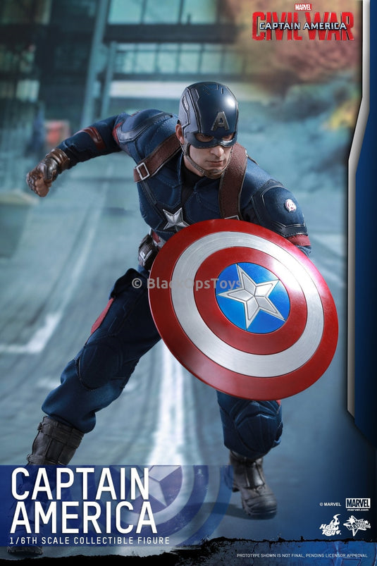 Civil War Captain America - Scratched Combat Shield (Read Desc)