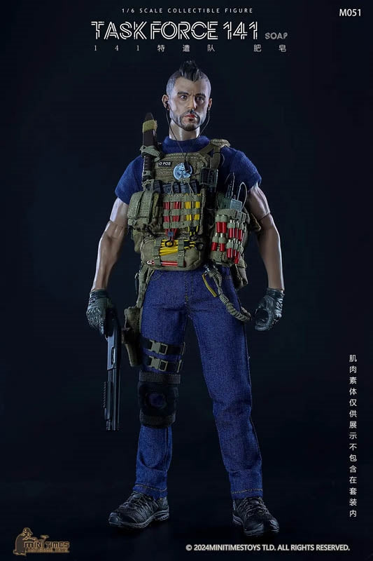 Task Force 141 - Grey Helmet w/NVG & Communications Set