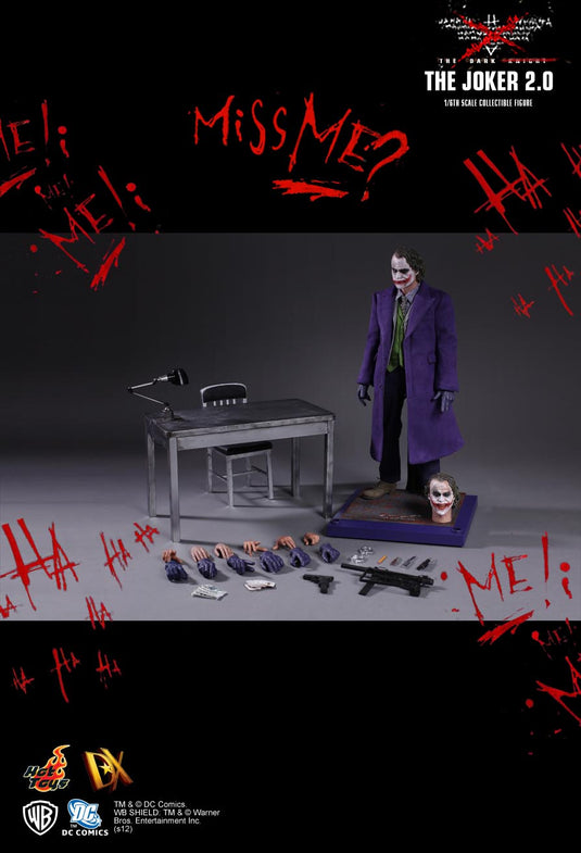 The Dark Knight - Joker DX - Clown Mask w/Detonator & Box