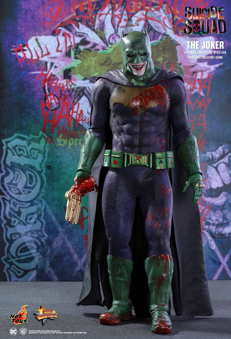 Load image into Gallery viewer, SS - Batman Joker - Gun w/Flag &amp; Batarangs
