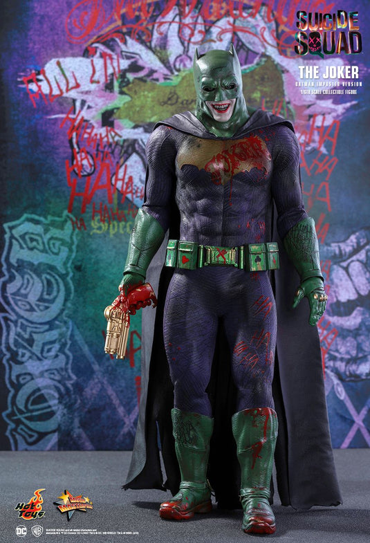 SS - Batman Joker - Gun w/Flag & Batarangs