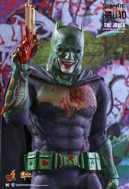SS - Batman Joker - Gun w/Flag & Batarangs