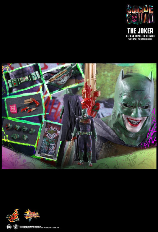 SS - Batman Joker - Gun w/Flag & Batarangs