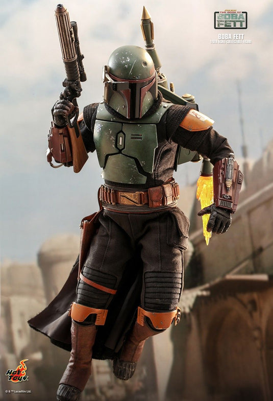 BOBF Boba Fett - Green Body Armor w/Z-6 Jetpack & FX