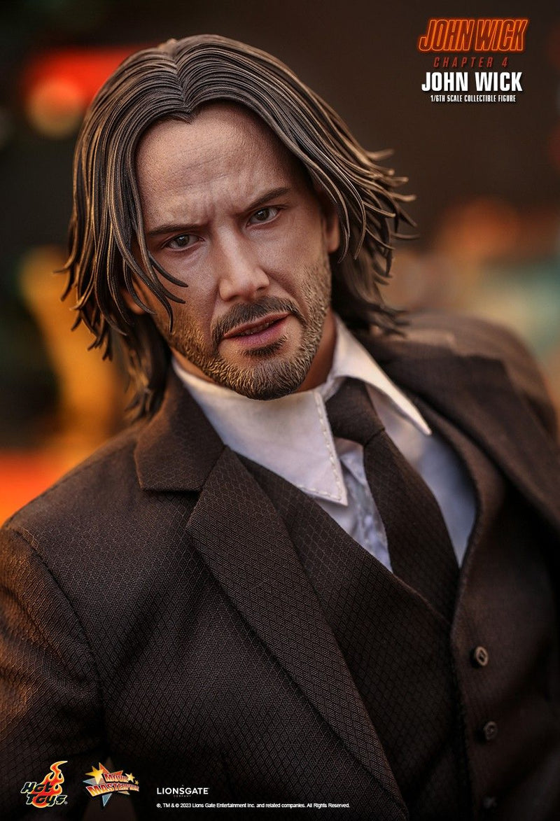 Load image into Gallery viewer, John Wick Chapter 4 - John Wick w/Custom Closed Mouth Head - MIOB
