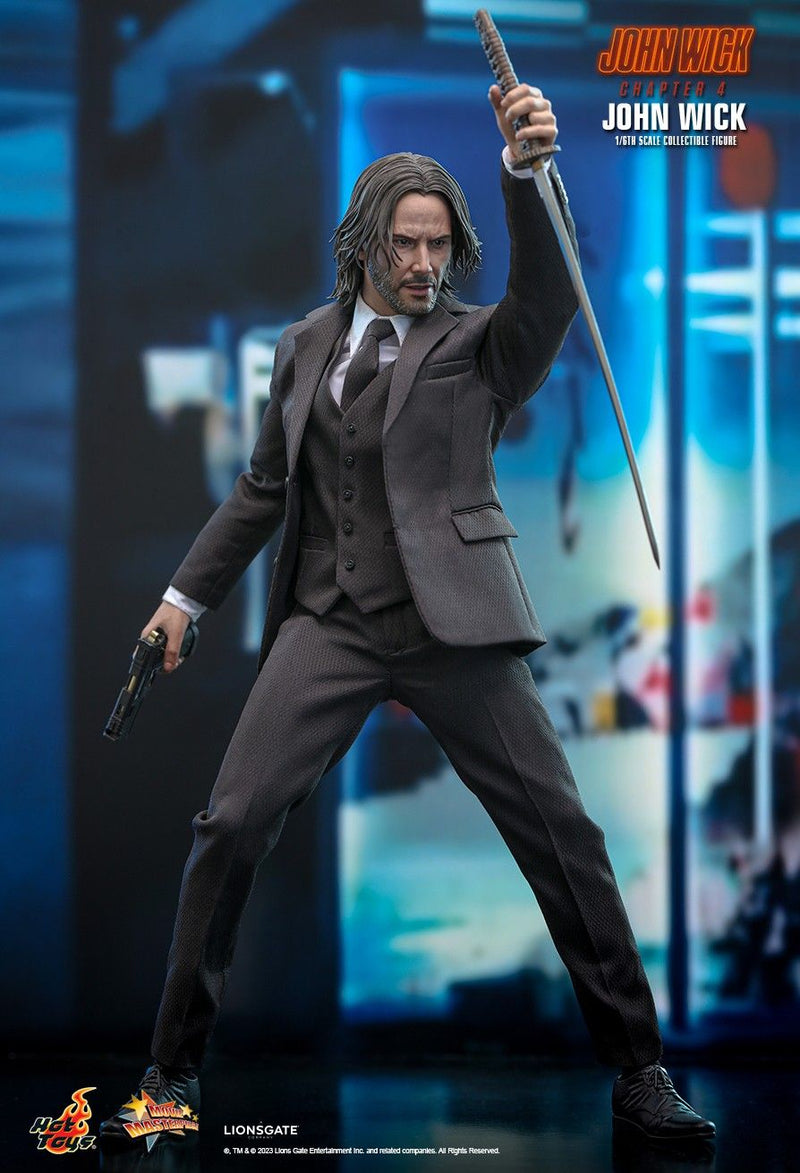 Load image into Gallery viewer, John Wick Chapter 4 - John Wick w/Custom Closed Mouth Head - MIOB
