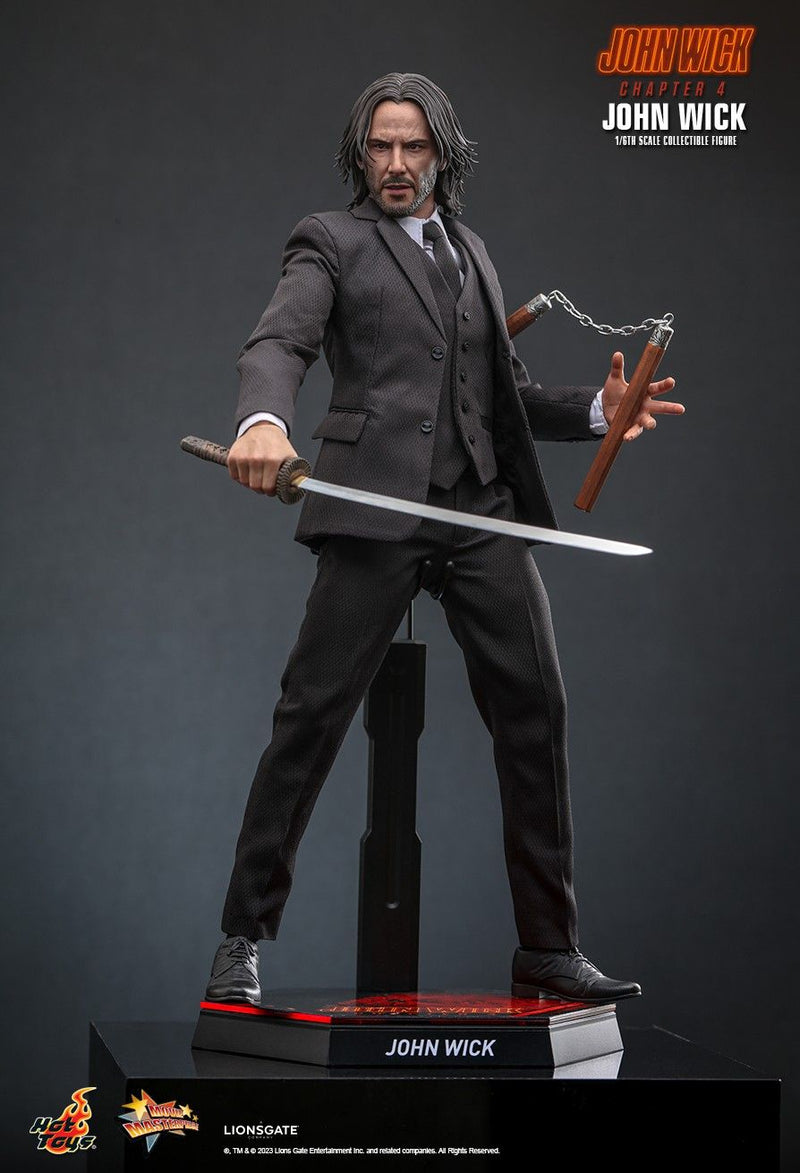 Load image into Gallery viewer, John Wick Chapter 4 - John Wick w/Custom Closed Mouth Head - MIOB
