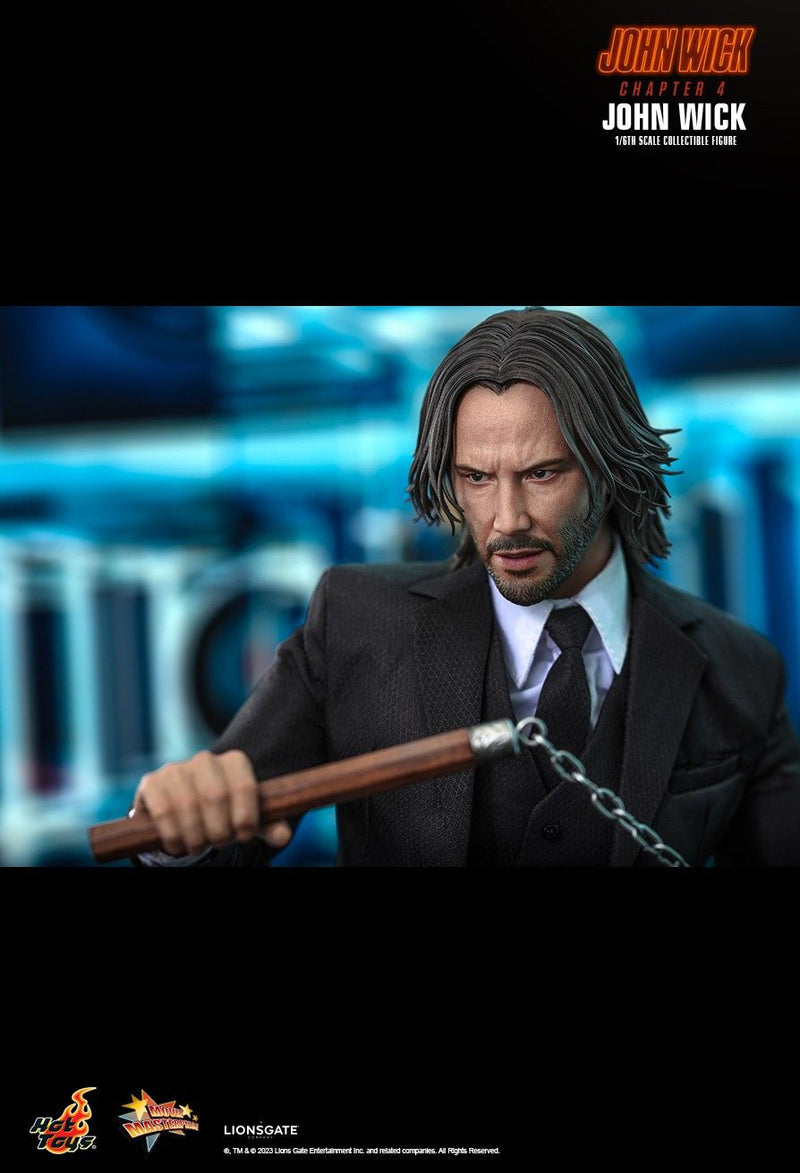 Load image into Gallery viewer, John Wick Chapter 4 - John Wick w/Custom Closed Mouth Head - MIOB
