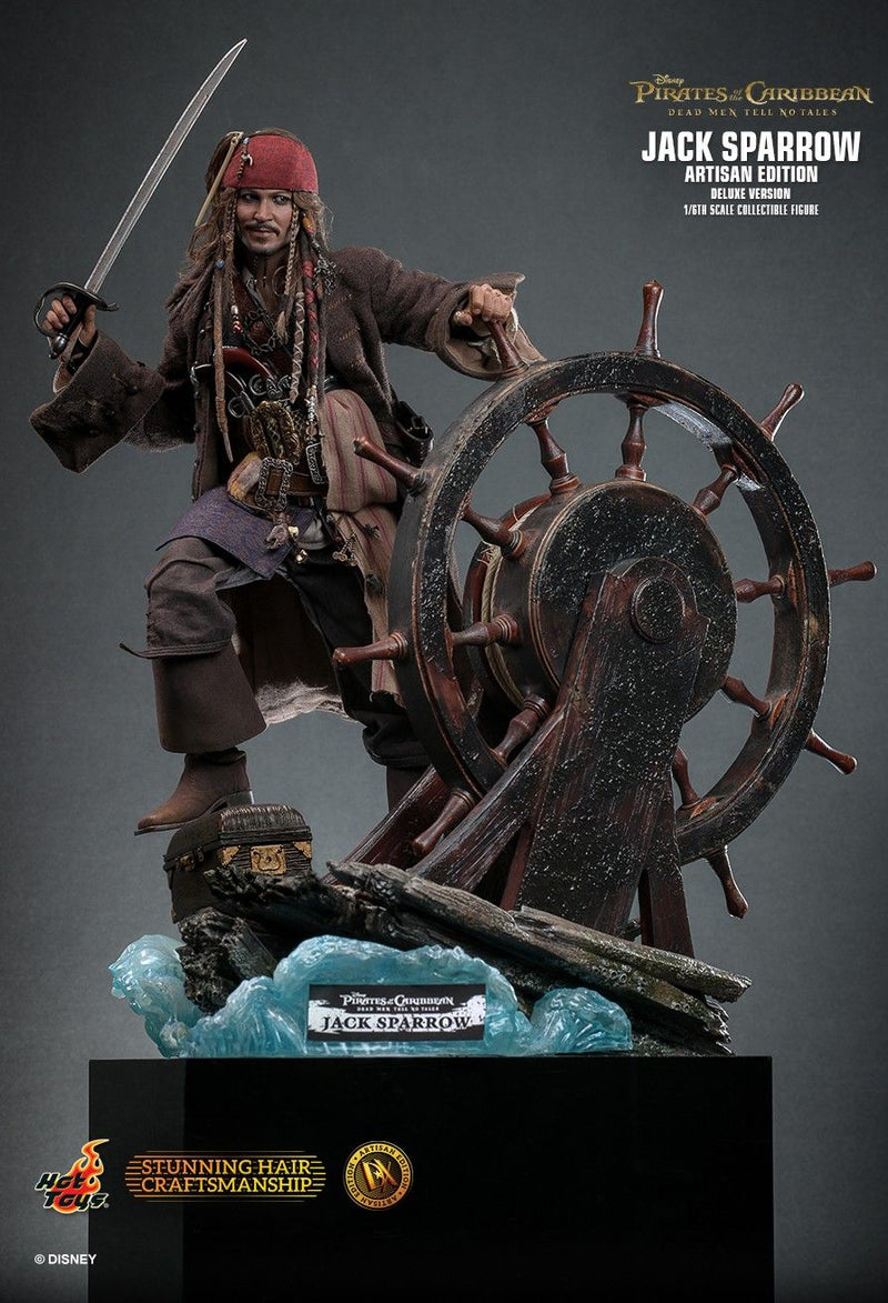 Load image into Gallery viewer, POTC - DMTNT - Captain Jack Sparrow Deluxe Artisan Edition - MINT IN BOX
