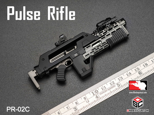 Black M41A Pulse Rifle Ver. 2 w/Round Counter & Attachments LE