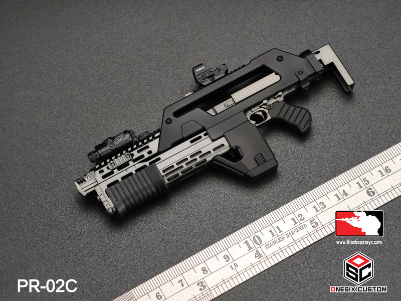 Load image into Gallery viewer, Black M41A Pulse Rifle Ver. 2 w/Round Counter &amp; Attachments LE
