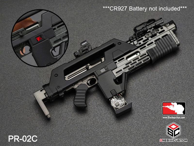 Load image into Gallery viewer, Black M41A Pulse Rifle Ver. 2 w/Round Counter &amp; Attachments LE
