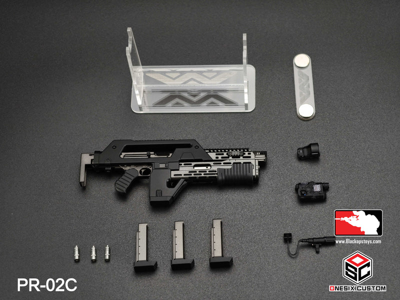 Load image into Gallery viewer, Black M41A Pulse Rifle Ver. 2 w/Round Counter &amp; Attachments LE
