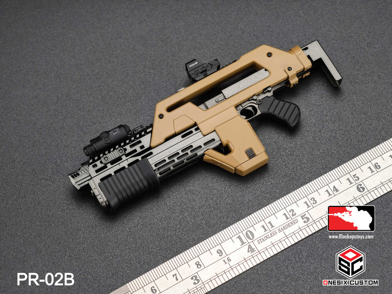 Load image into Gallery viewer, Brown Bess M41A Pulse Rifle Ver. 2 w/Round Counter &amp; Attachments LE
