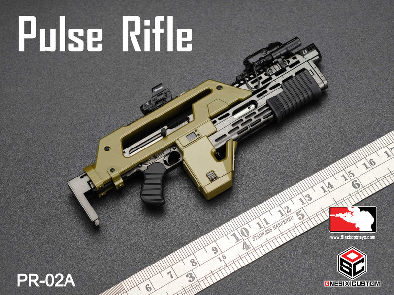Load image into Gallery viewer, OD Green M41A Pulse Rifle Ver. 2 w/Round Counter &amp; Extra Magazine LE

