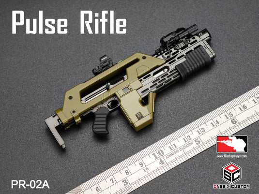 OD Green M41A Pulse Rifle Ver. 2 w/Round Counter & Extra Magazine LE
