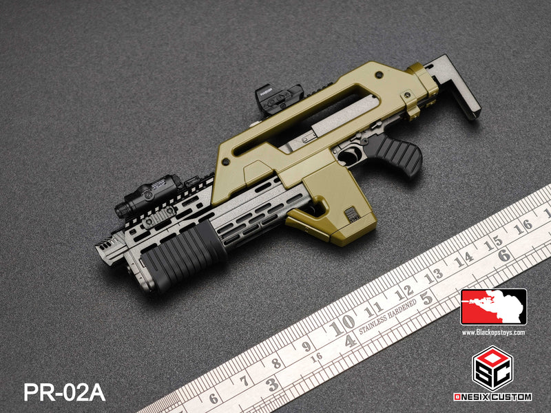 Load image into Gallery viewer, OD Green M41A Pulse Rifle Ver. 2 w/Round Counter &amp; Extra Magazine LE

