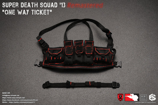 ZERT SDS13 Remastered - Black & Red ZERT Nation Chest Rig