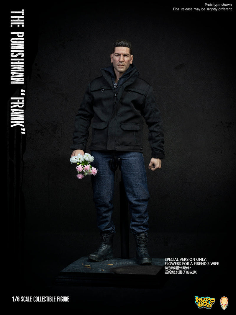 Load image into Gallery viewer, The Punisher &quot;Frank&quot; - Blue Denim Like Jeans w/Black Leather Like Belt

