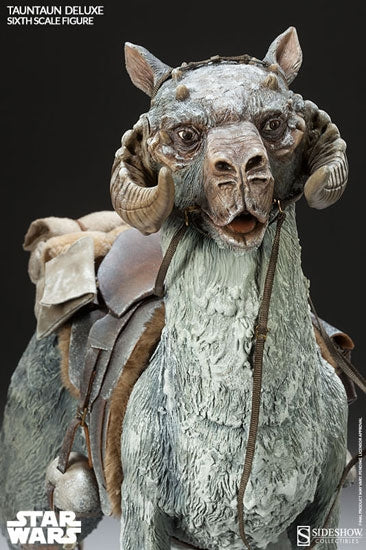 Load image into Gallery viewer, Star Wars TESB - Deluxe Tauntaun w/Custom Leather Saddle - MINT IN BOX

