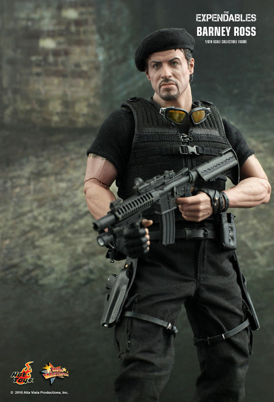 The Expendables - Barney Ross - Black Combat Pants w/Black Shirt