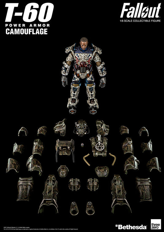 Fallout 4 - T-60 Power Armor Camouflage Version - MINT IN BOX