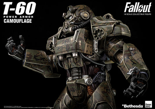 Fallout 4 - T-60 Power Armor Camouflage Version - MINT IN BOX