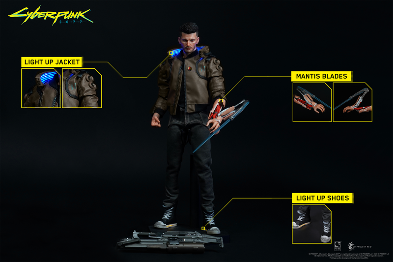 Load image into Gallery viewer, Cyberpunk 2077 V Male - Robot w/Poseable Legs
