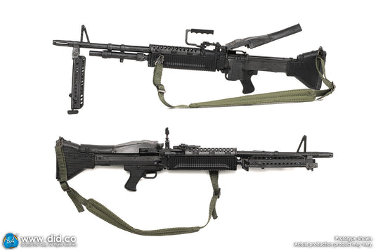 Missing In Action - Metal M60 Light Machine Gun (LMG) w/Ammo Belt