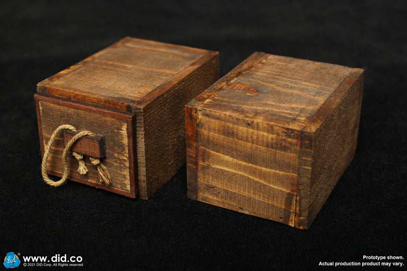 Load image into Gallery viewer, WWI - War Desk - Wooden Desk w/Drawers &amp; Diorama Stand
