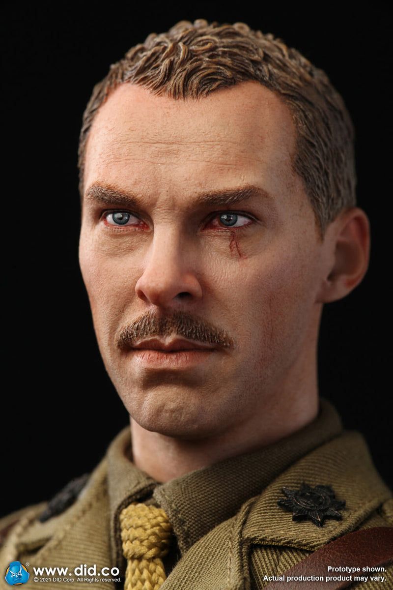 Load image into Gallery viewer, WWI - British Colonel Mackenzie - Male Scarred Head Sculpt
