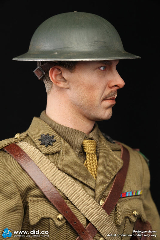 WWI - British Colonel Mackenzie - Metal Brodie Helmet