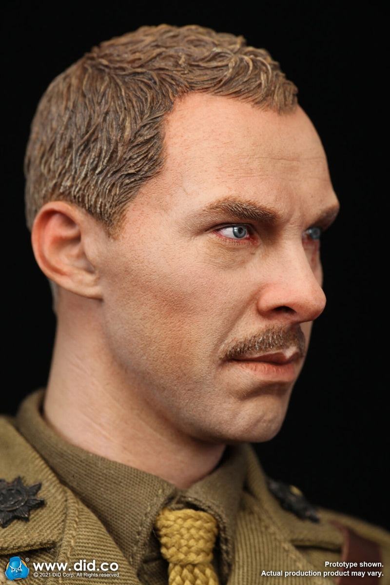 Load image into Gallery viewer, WWI - British Colonel Mackenzie - Male Scarred Head Sculpt
