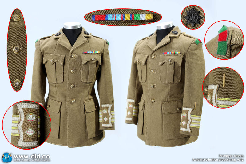 Load image into Gallery viewer, WWI - British Colonel Mackenzie - Green Military Officer Uniform Set
