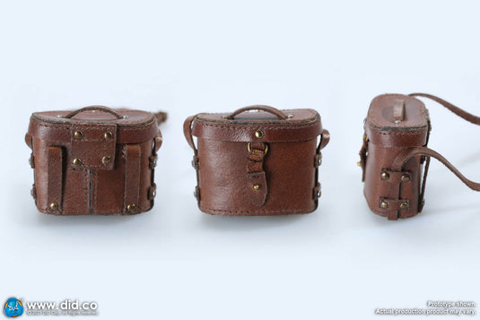 WWI - British Colonel Mackenzie - Binoculars w/Leather Case