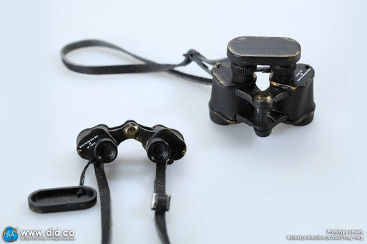 WWI - British Colonel Mackenzie - Binoculars w/Leather Case