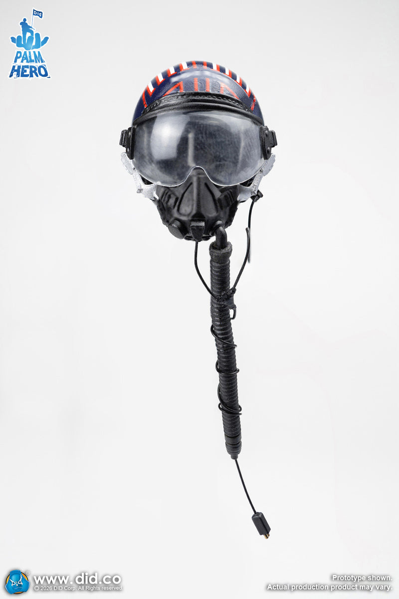 Load image into Gallery viewer, 1/12 Scale - Top Gun - Pete Mitchell - Pilots Helmet w/Oxygen Mask
