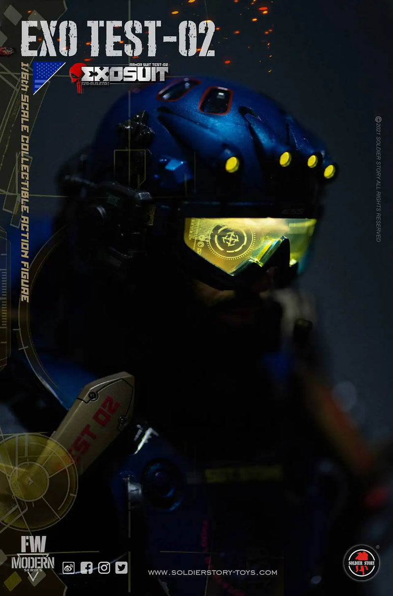 Load image into Gallery viewer, Armor Suit Test-02 &quot;Exosuit&quot; Exo-Skeleton - MINT IN BOX
