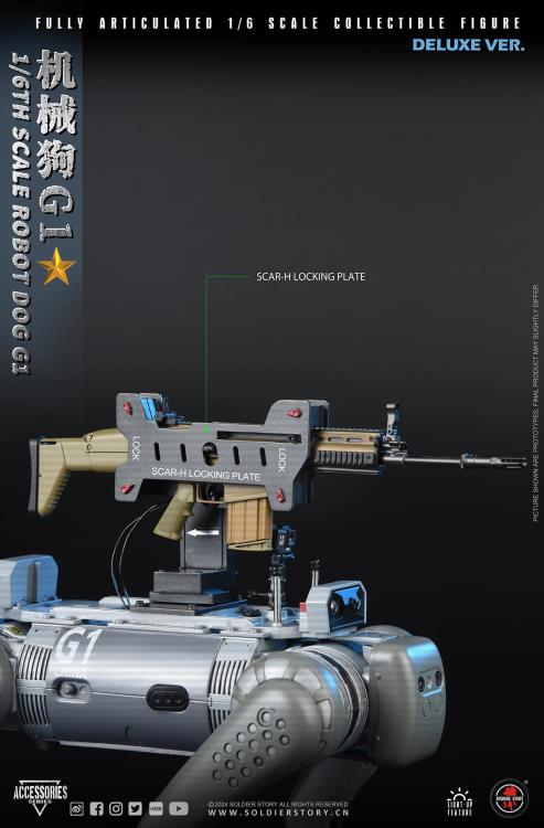 PLA AF AB Comm. Spec. Ver. w/Robot Dog G1 Dx Ver. - MINT IN BOX