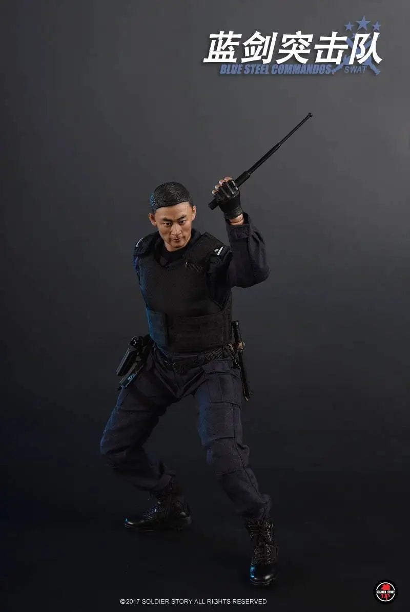 Load image into Gallery viewer, SWAT - Blue Steel Commandos - MINT IN BOX
